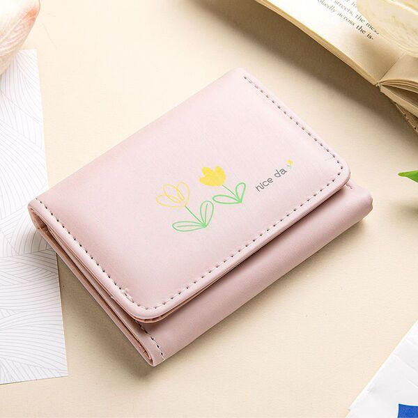 Tulip Flower Trifold Wallet