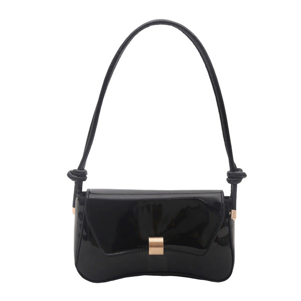White Knot Strap Shoulder Bag