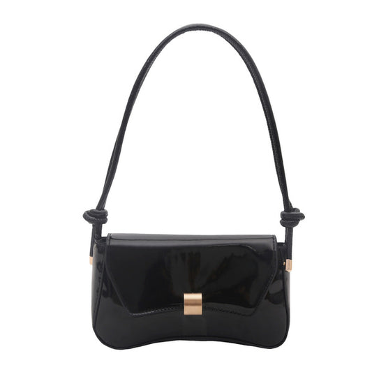 White Knot Strap Shoulder Bag