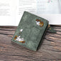 Black Cat Denim Wallet