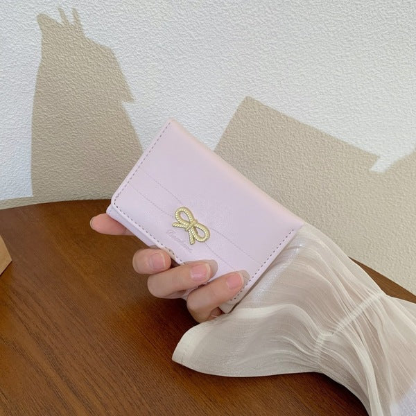 Lavender Bow Trifold Wallet