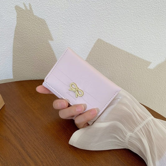 Lavender Bow Trifold Wallet