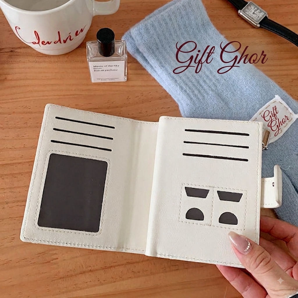 Mini Canvas Zipper Wallet for Women – Card Holder Purse