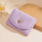 Green Flower Trifold Wallet