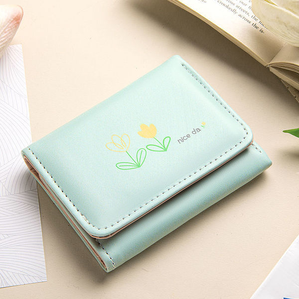 Tulip Flower Trifold Wallet
